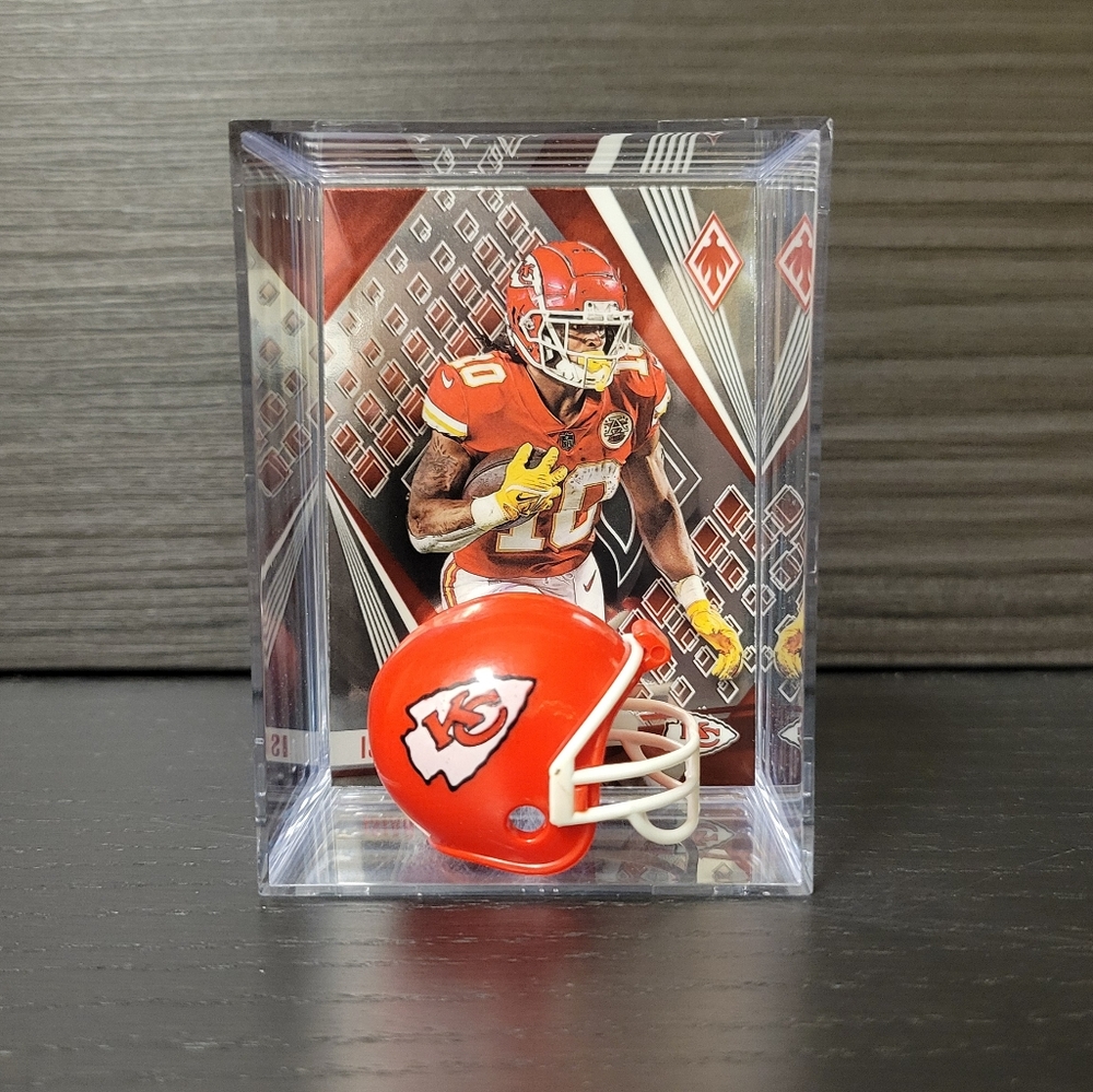 Isiah Pacheco Kansas City Chiefs Mini Helmet Football Sports Box Memorabilia